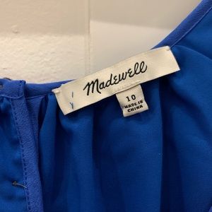 Never worn Royal Blue Madewell dress